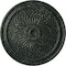 Ekena Millwork Trinity Ceiling Medallion (Fits Canopies up to 3"), 22"OD x 1 3/4"P, Painted Turtle Crackle CM22TNPTC - alternate 1